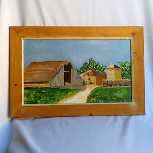 Original oil on canvas board